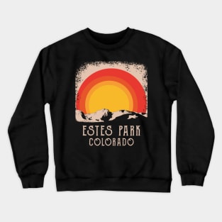 Retro Estes Park Colorado Crewneck Sweatshirt